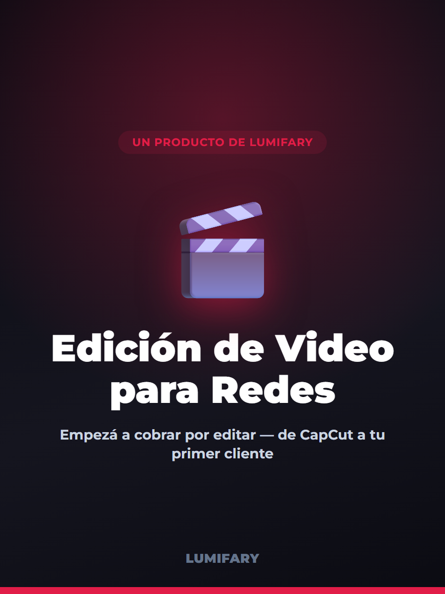 Edición de Video para Redes: Empezá a Cobrar por Editar